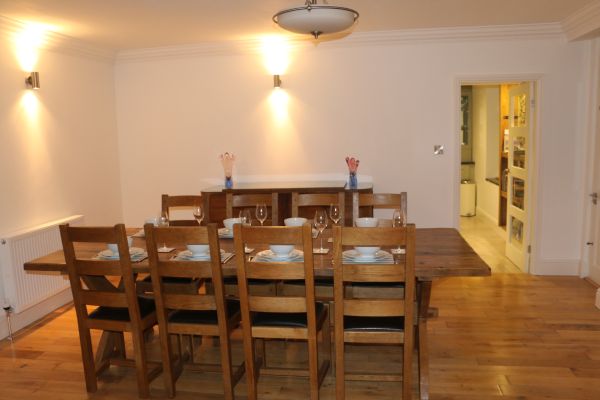 Holiday home large dining room
